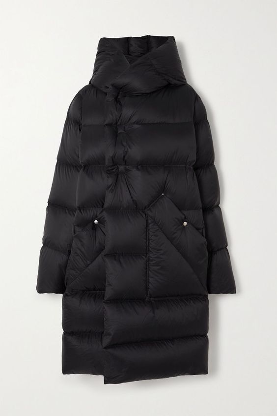 Quilted padding black long version
