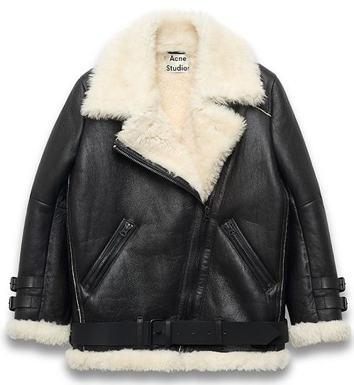 PU jacket with lapels for autumn and winter