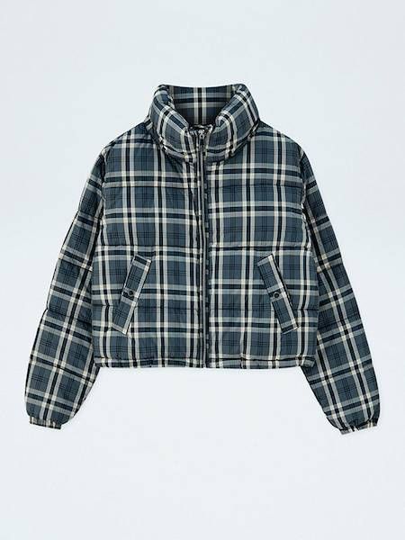 12.2  3.1  Plaid padding jacket